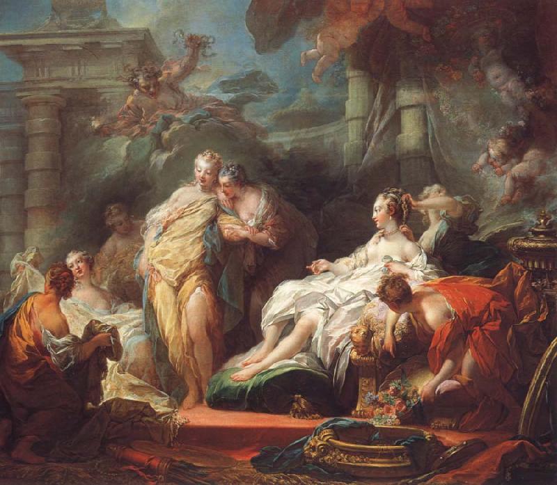 Jean Honore Fragonard Psyche Showing Her Sisters her gifts From Cupid Sweden oil painting art
